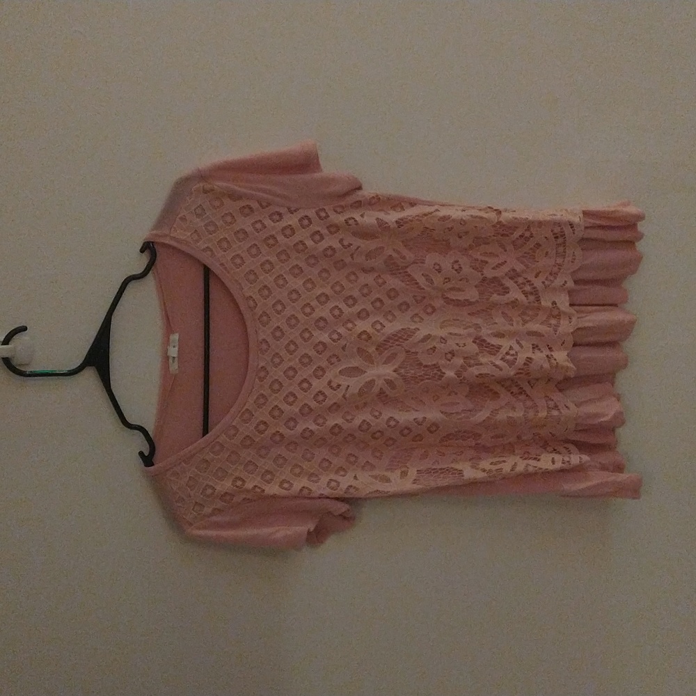 Maurice's M Dusty Pink Rose Flowy Top